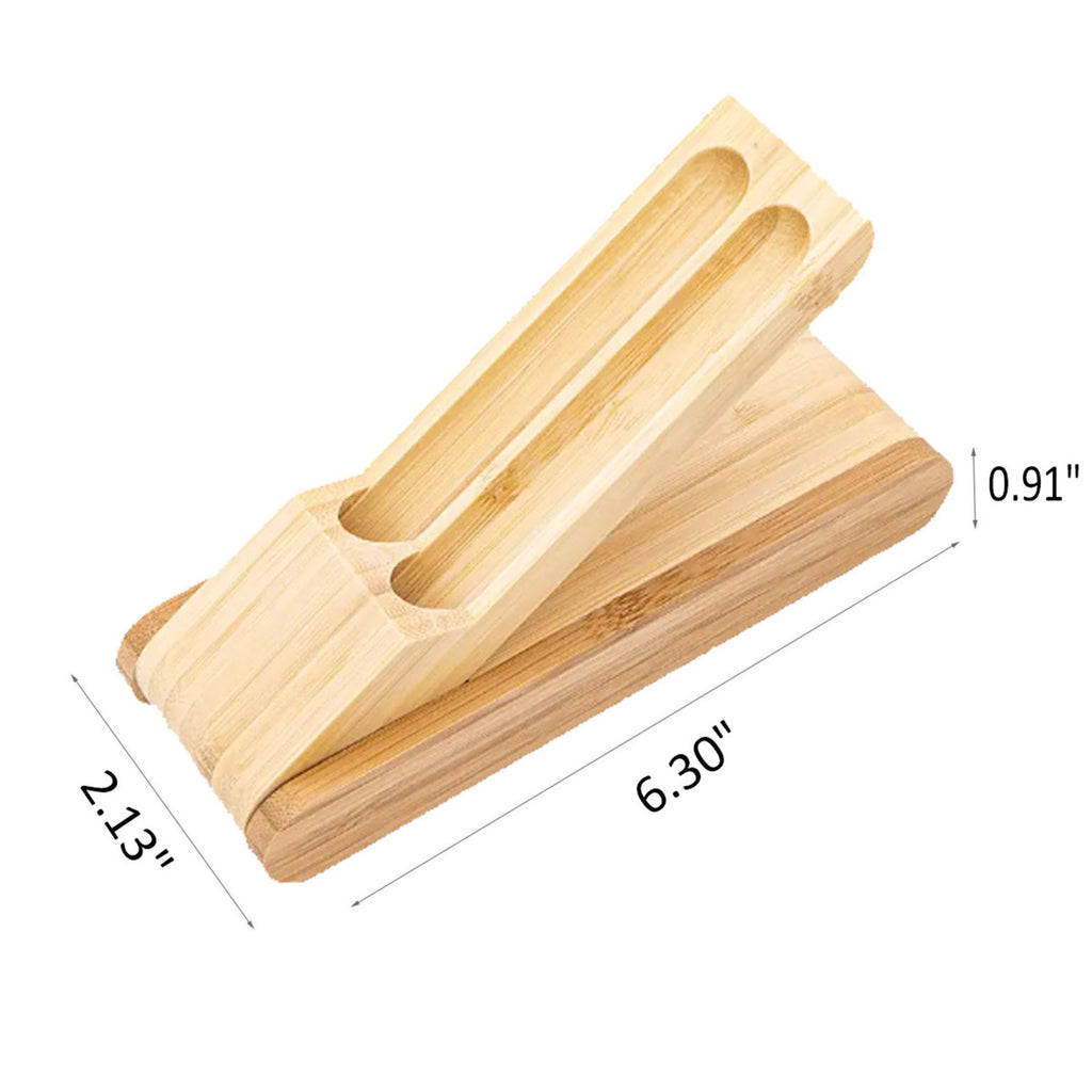 Creative Bamboo Gel Ink Rollerball Pen And Fountain Pen Set