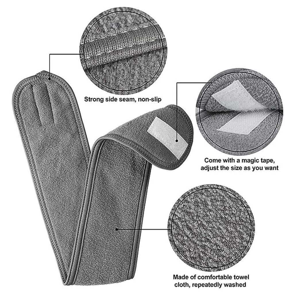 Soft Face Washing Velcro Headband