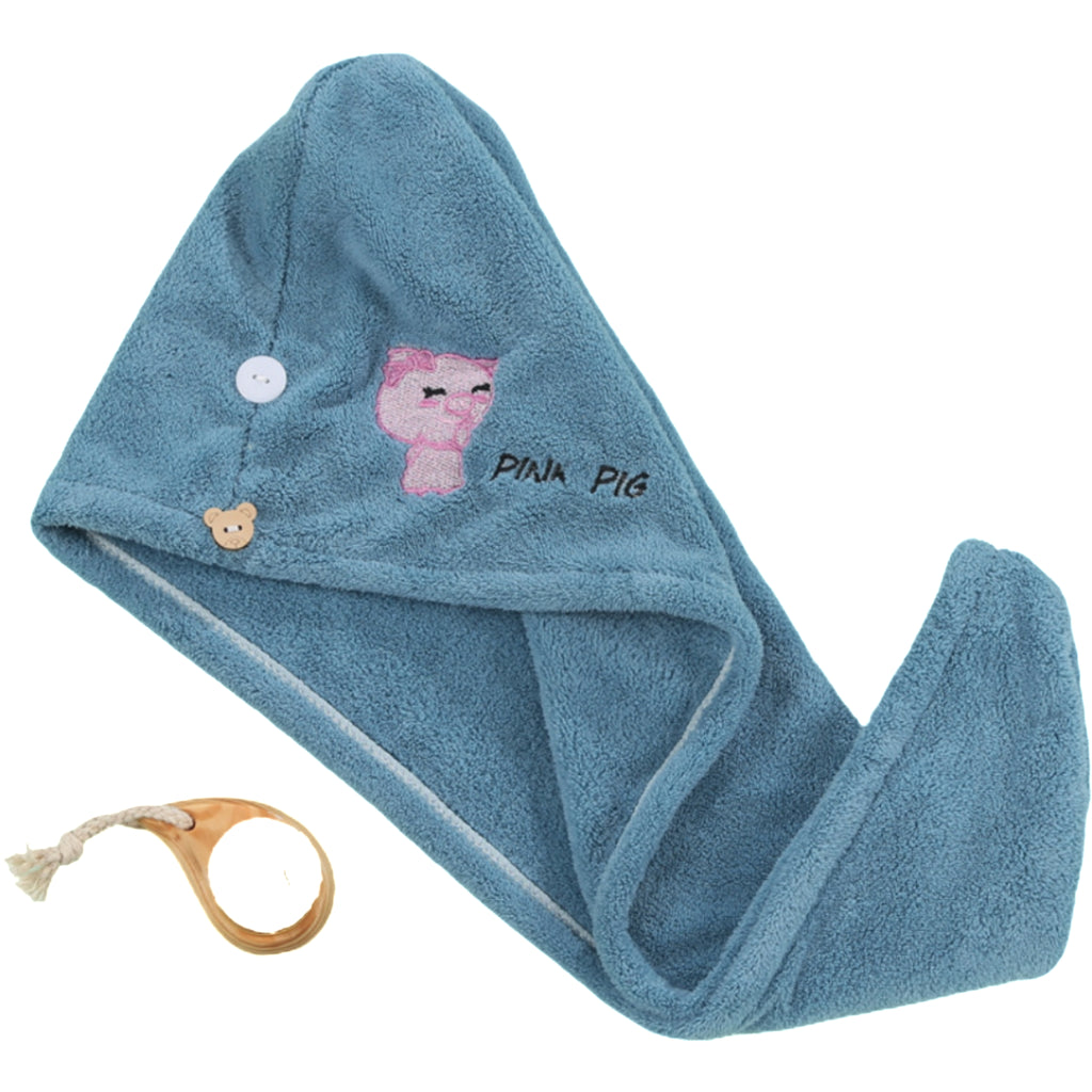 Thickened Coral Fleece Hair Drying Cap