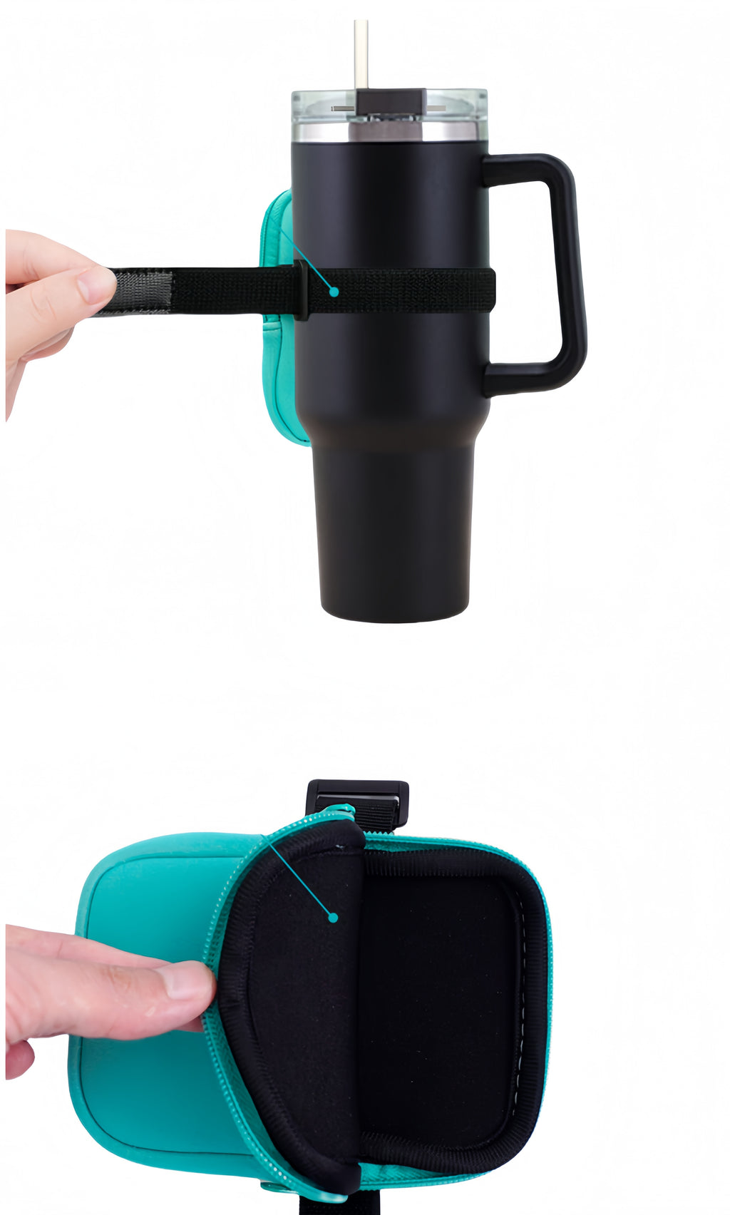 Multicolored And Dynamic Portable Water Bottle Sleeve