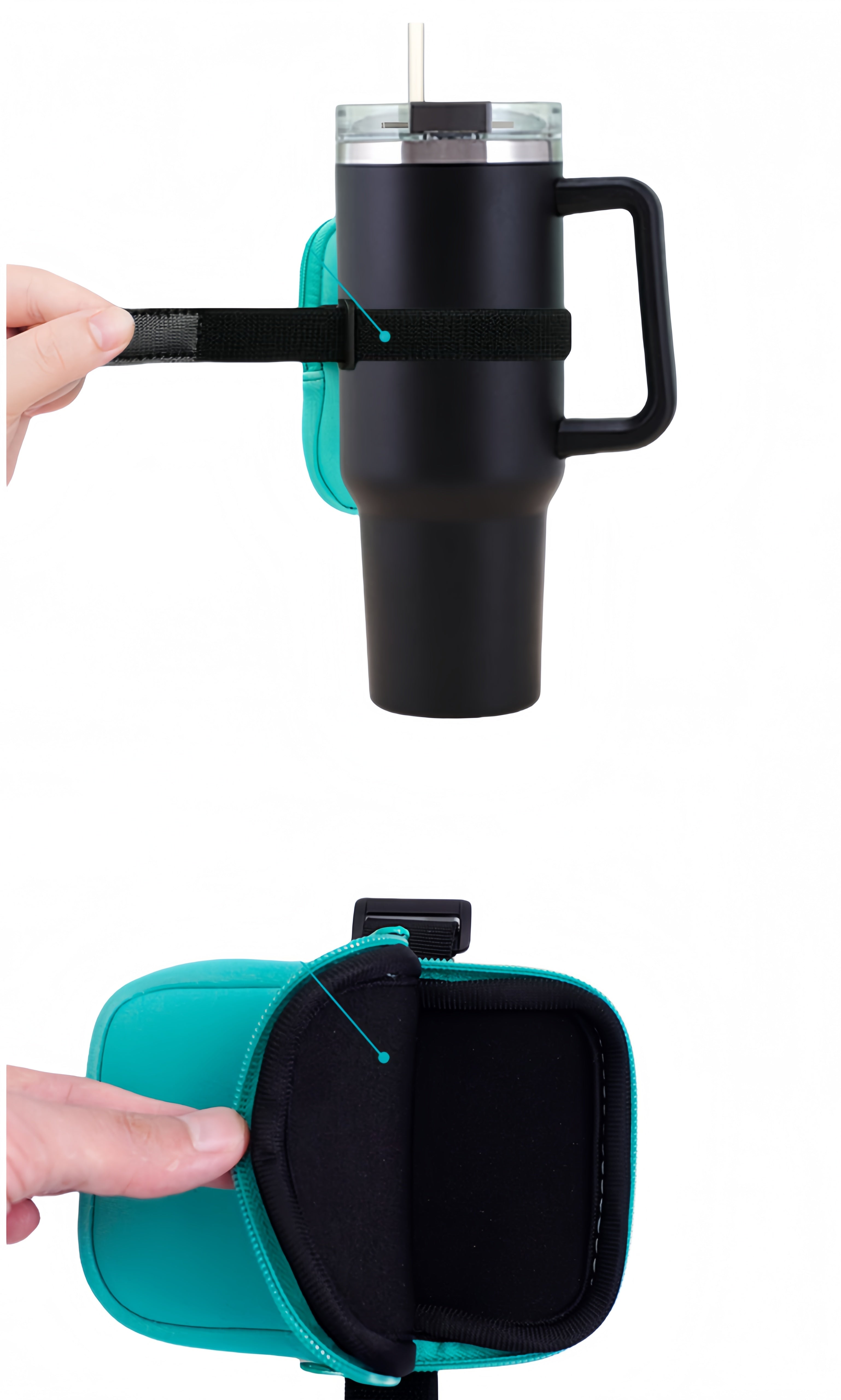 Multicolored And Dynamic Portable Water Bottle Sleeve