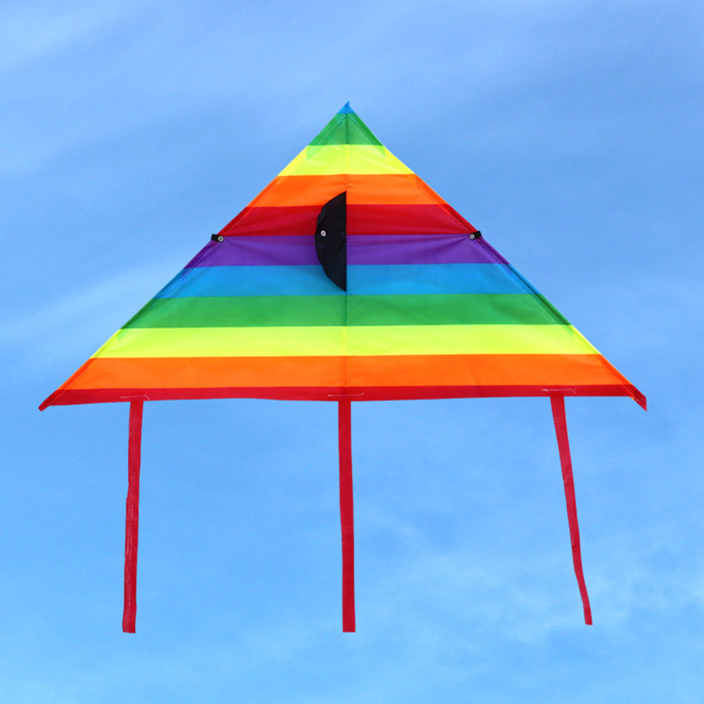 Rainbow Kite With Long Tail