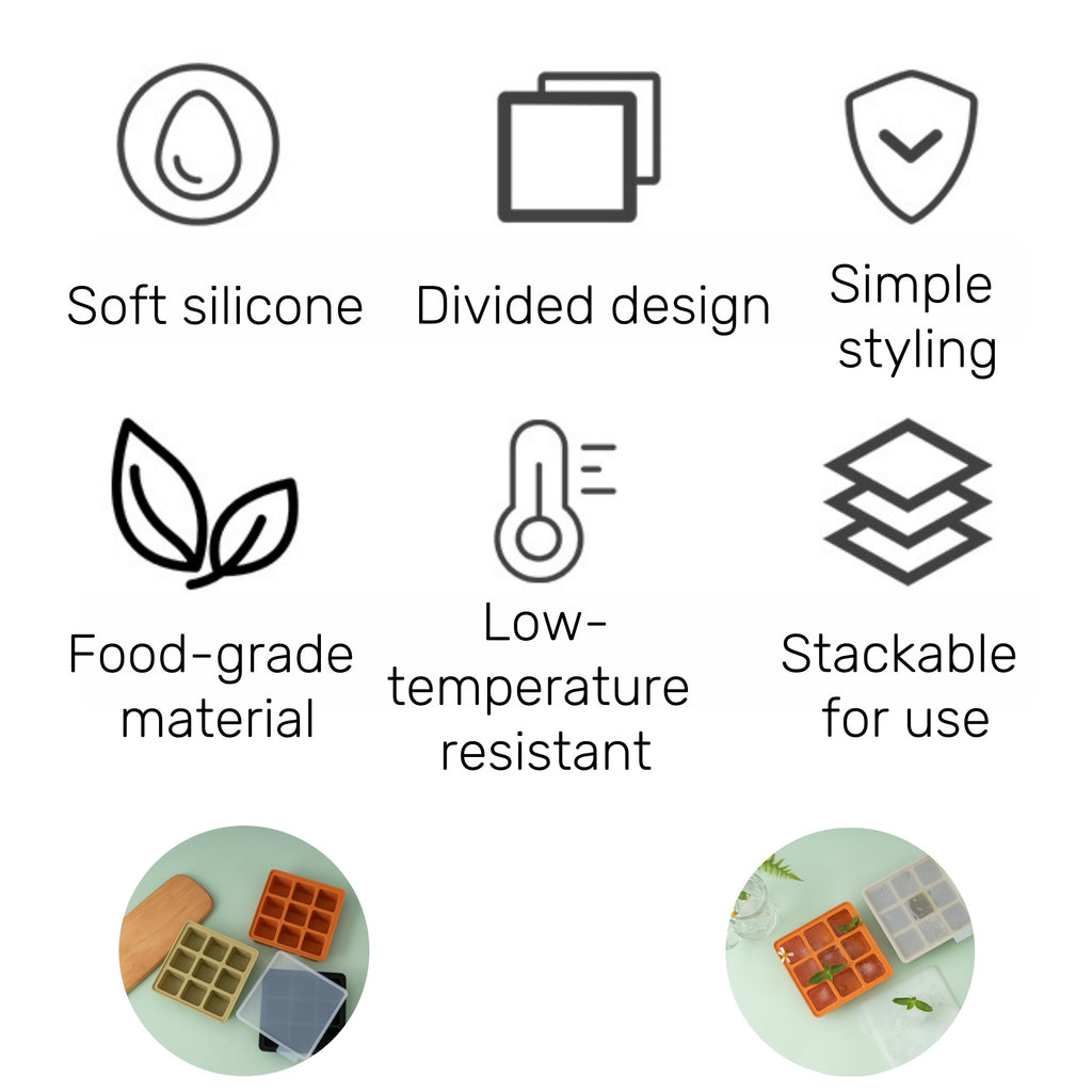 Silicone Square Ice Cube Mold