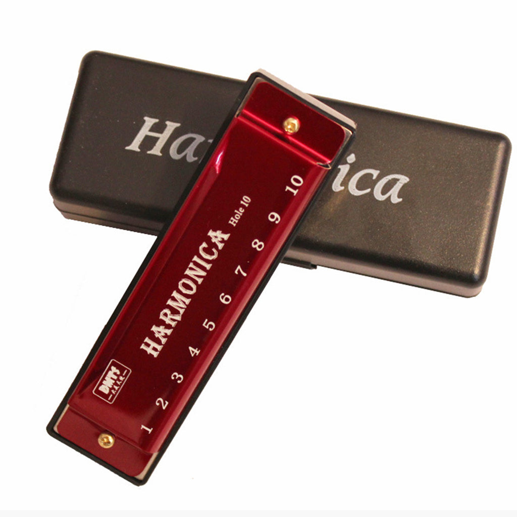 Titanium Gold Blues Harmonica For Children