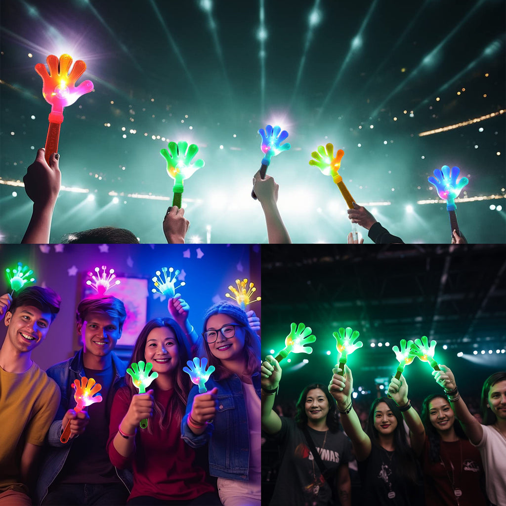 Plastic Led Illuminated Noise Toy Hand Clapper