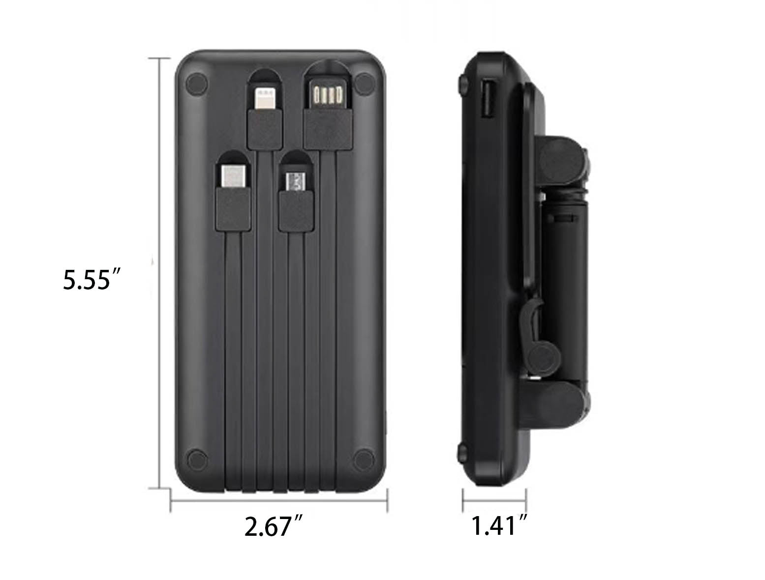 3 In 1 10000Mah Power Bank Tablet/Cell Phone Stand And Charging Station