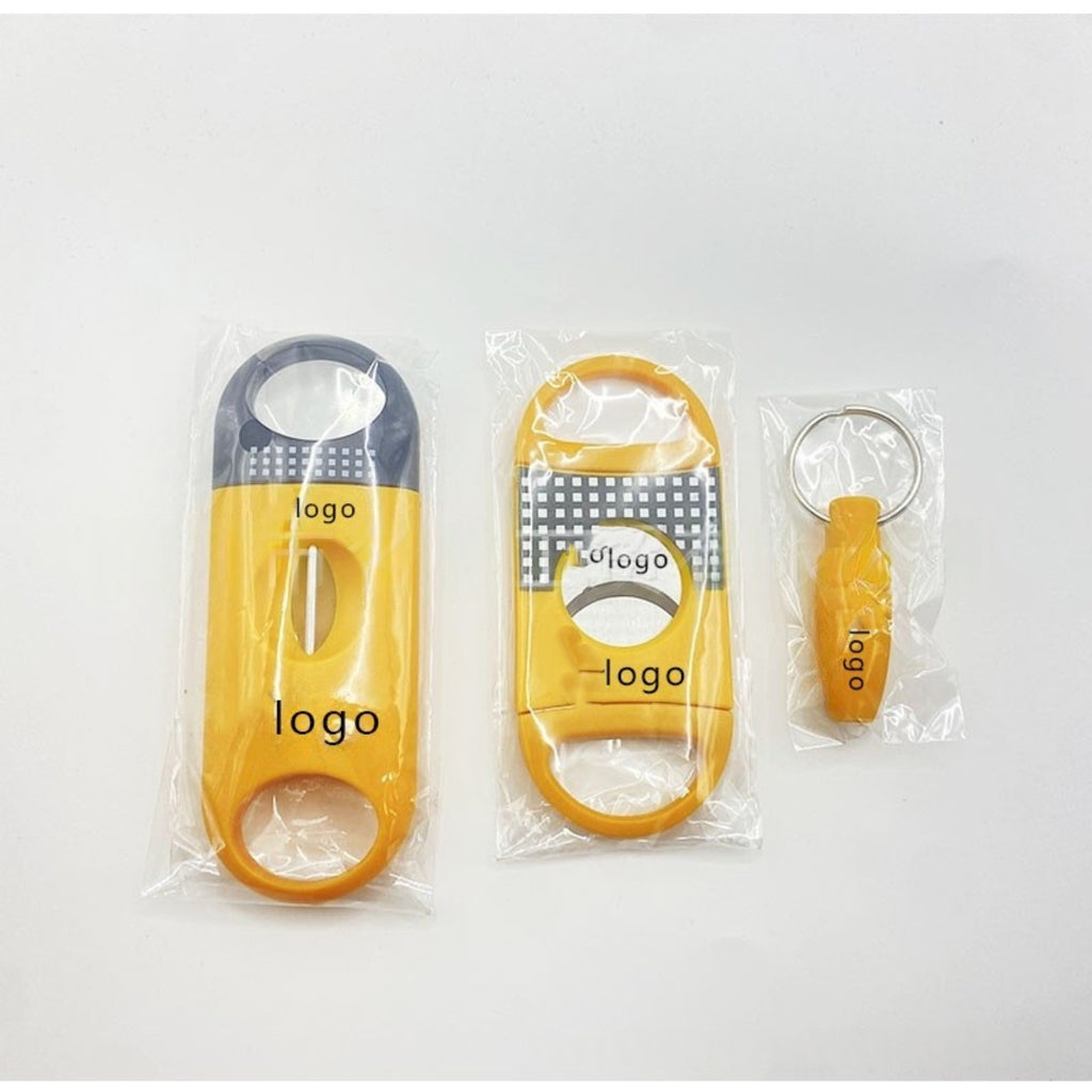 3 Pieces Portable Guillotine Cigar Cutter Set