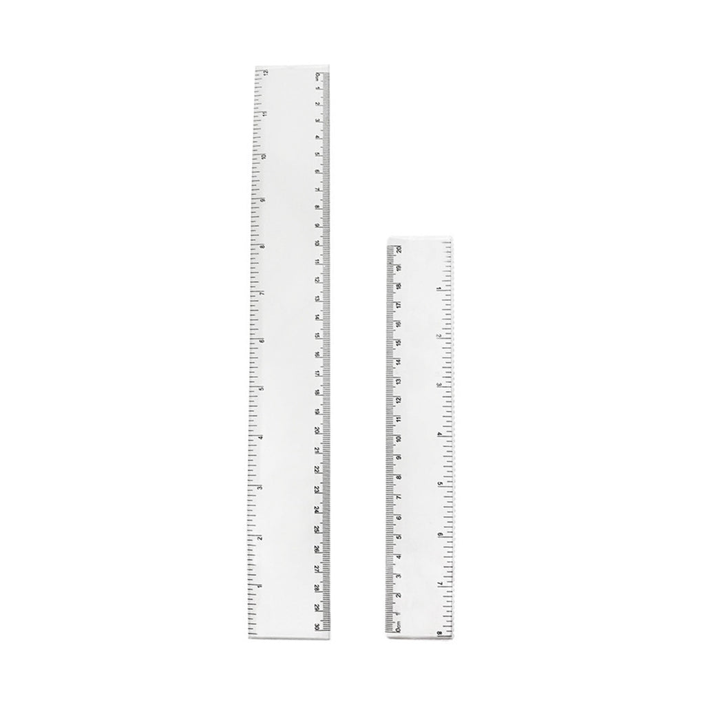 Office Drawing Bilateral Scale Plastic Ruler