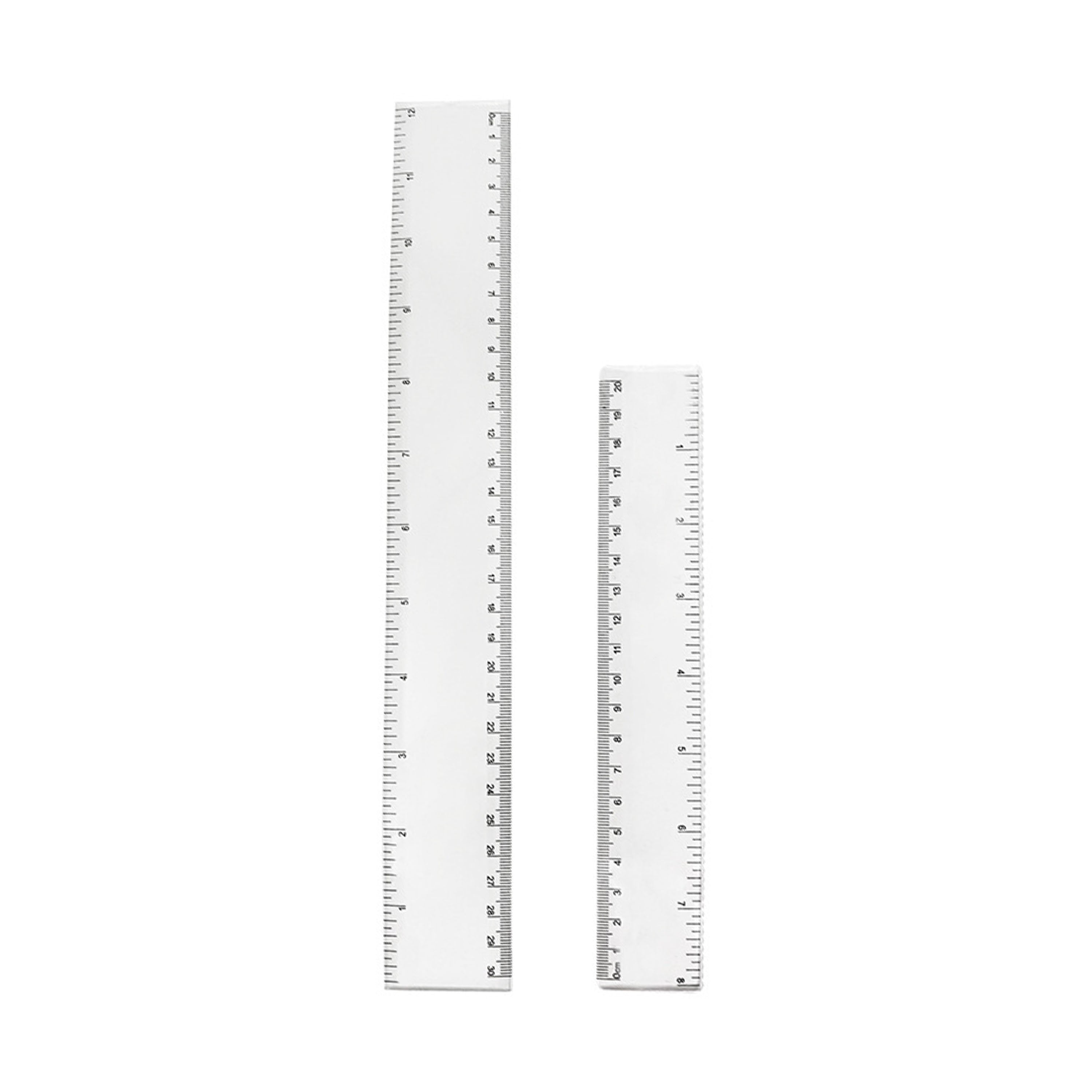 Office Drawing Bilateral Scale Plastic Ruler