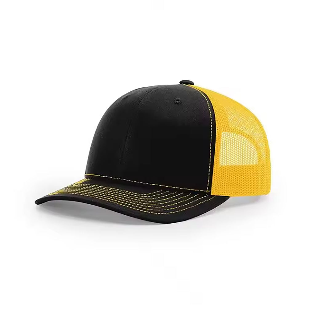 6 Panel Plain Mesh Trucker Cap