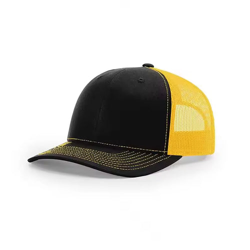 6 Panel Plain Mesh Trucker Cap