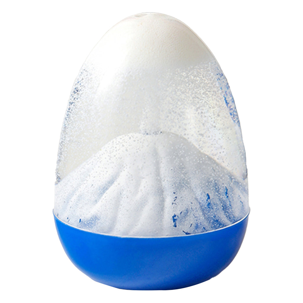 Volcanic Egg Liquid Hourglass With Base