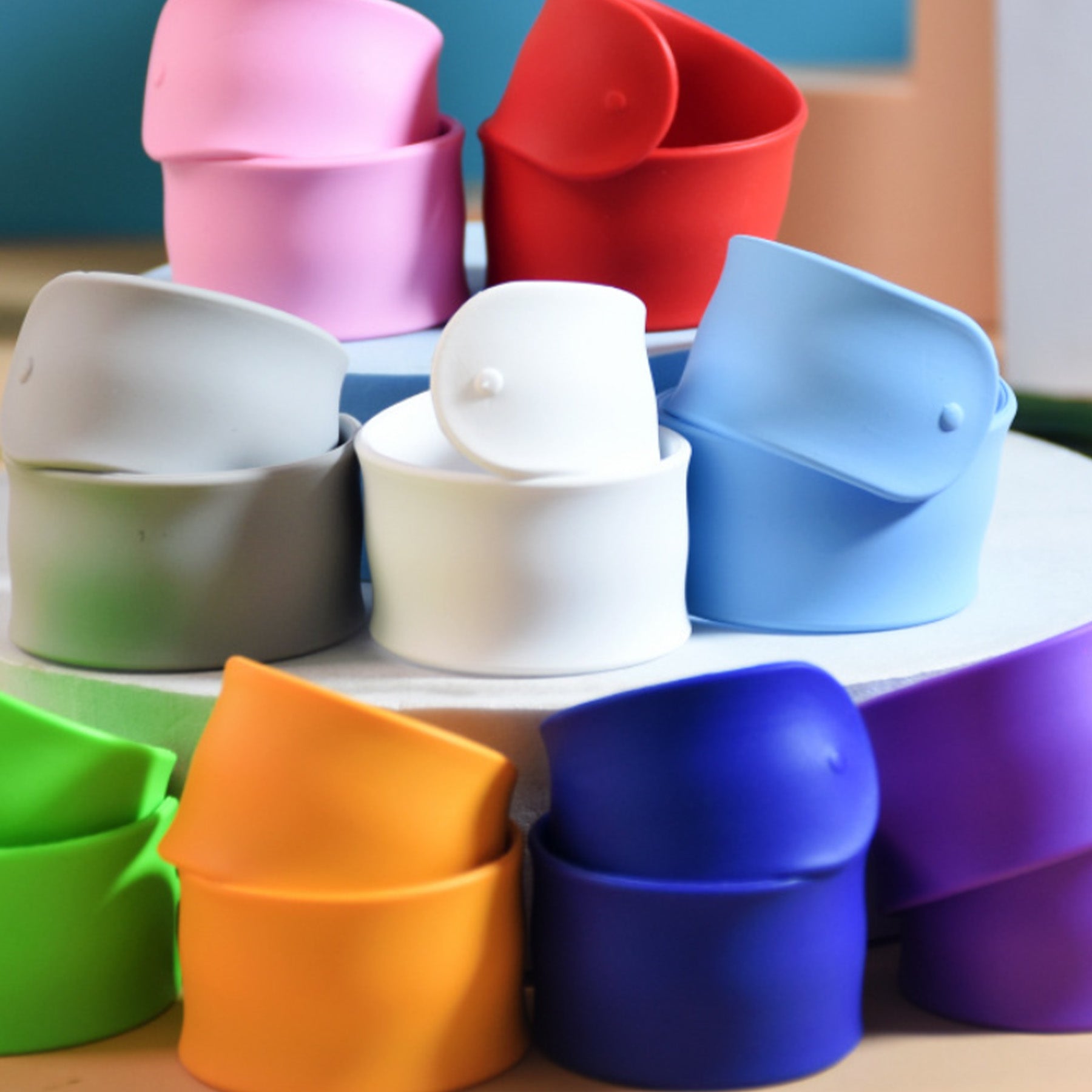 Silicone Pop Ring Bracelet