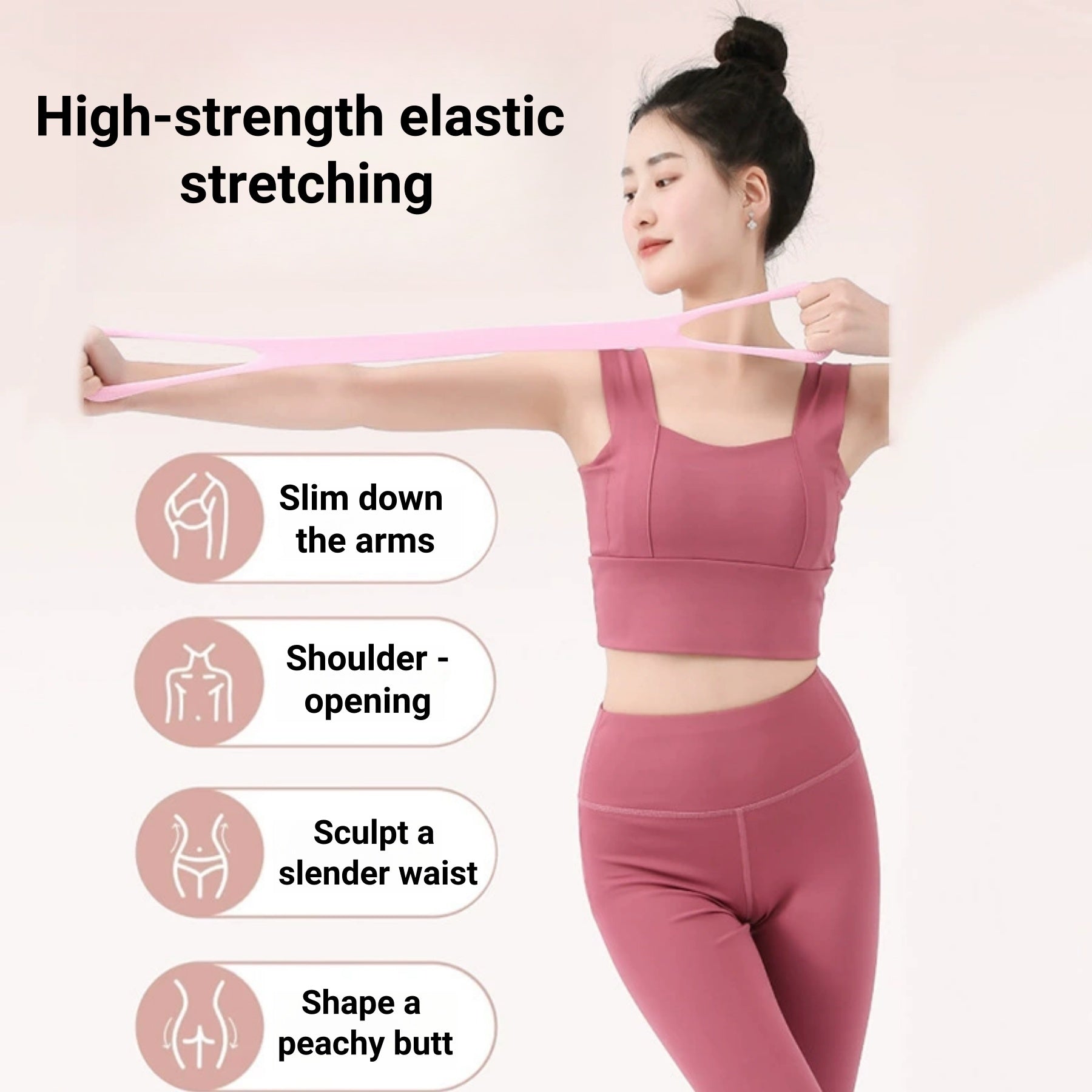 Figure-eight Yoga Resistance Band