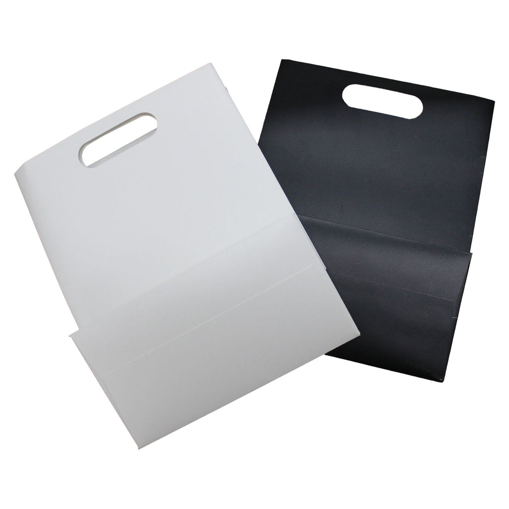 Small Solid Color White Card Tote Bag
