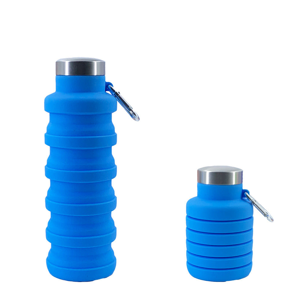 17Oz Retractable Silicone Sports Bottle
