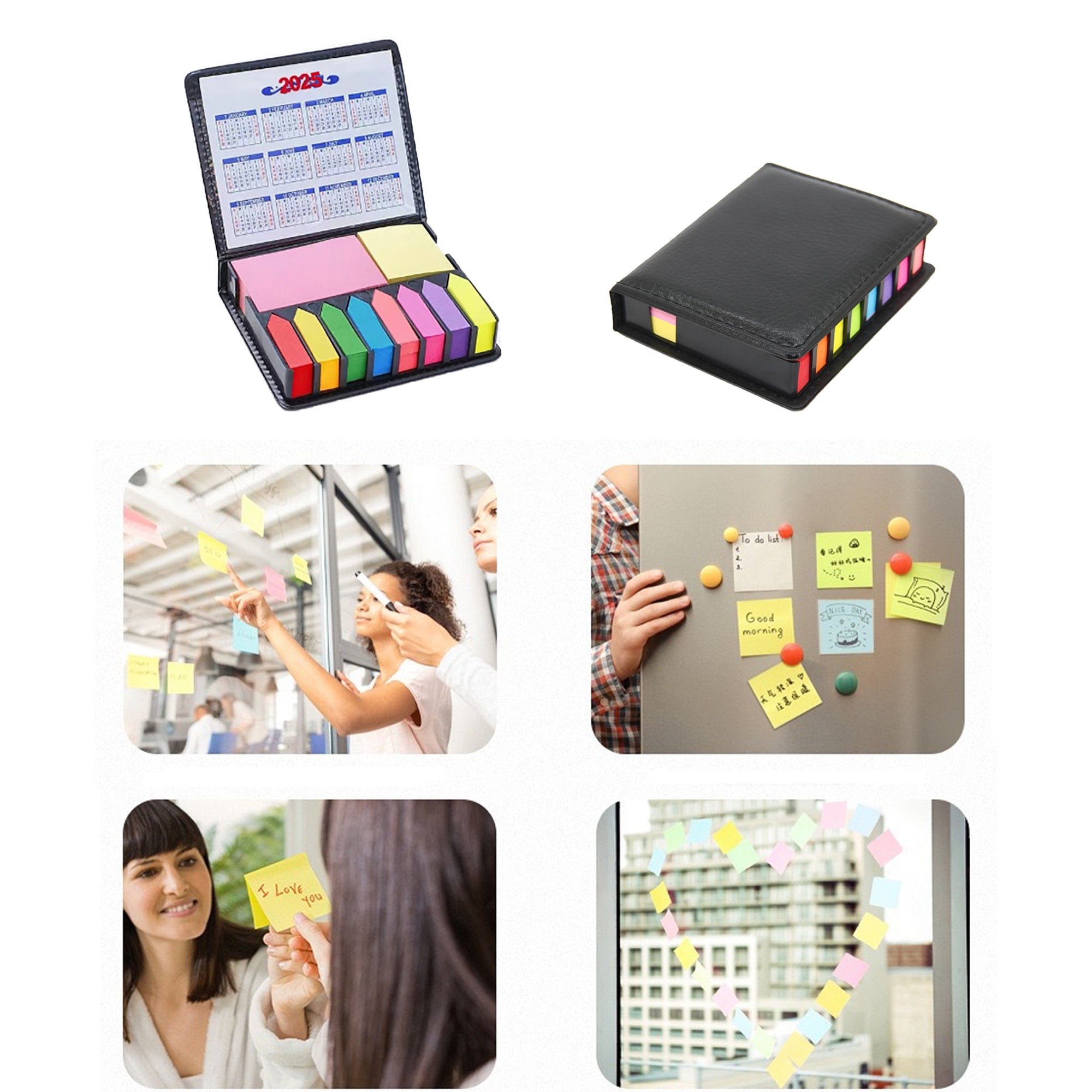 Sticky Notes Set With Calendar