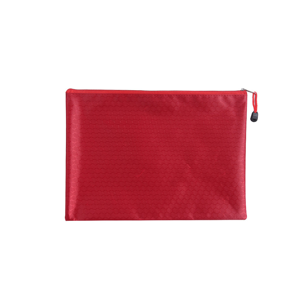 A4 Football Pattern Waterproof Zipper File Organizer