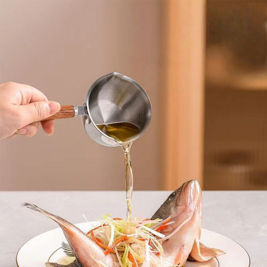 Stainless Steel Multipurpose Mini Oil Splashing Pot
