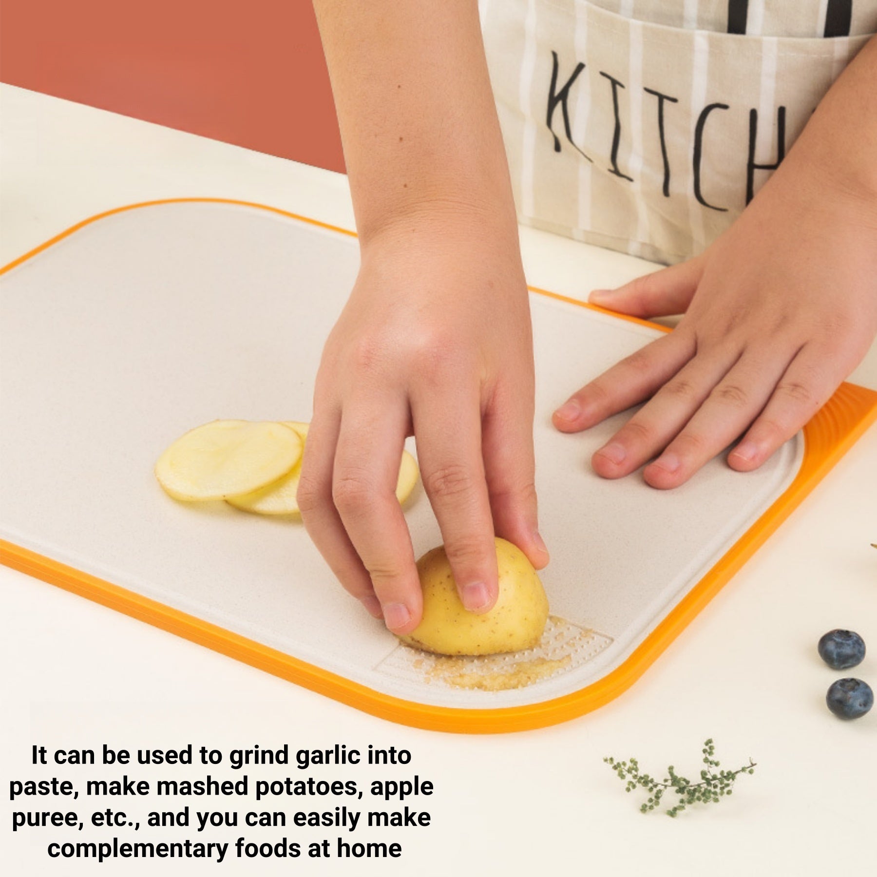 Double-sided Cutting Board Made Of Wheat Straw