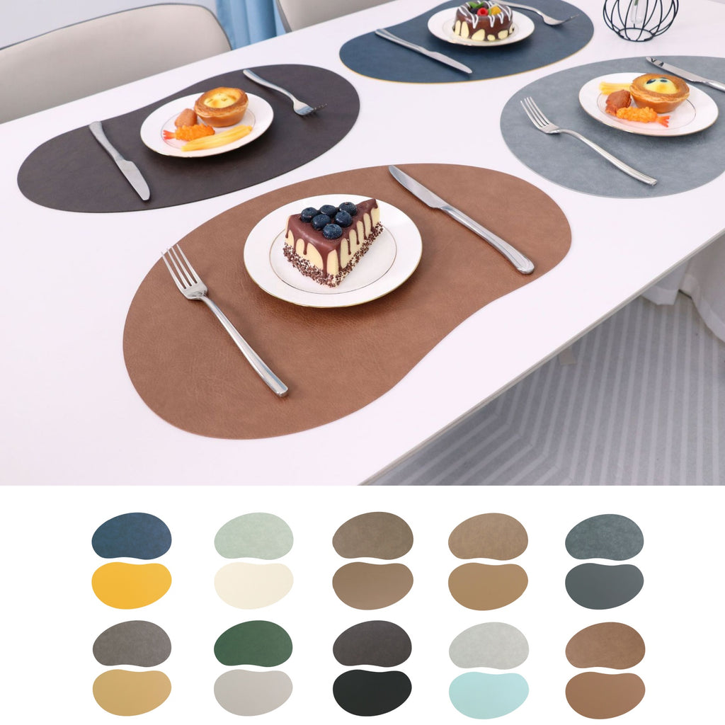 Irregular-Shaped Cowhide Texture Western Placemat