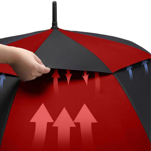 59" Extra Large Oversize Double Canopy Vented Umbrella