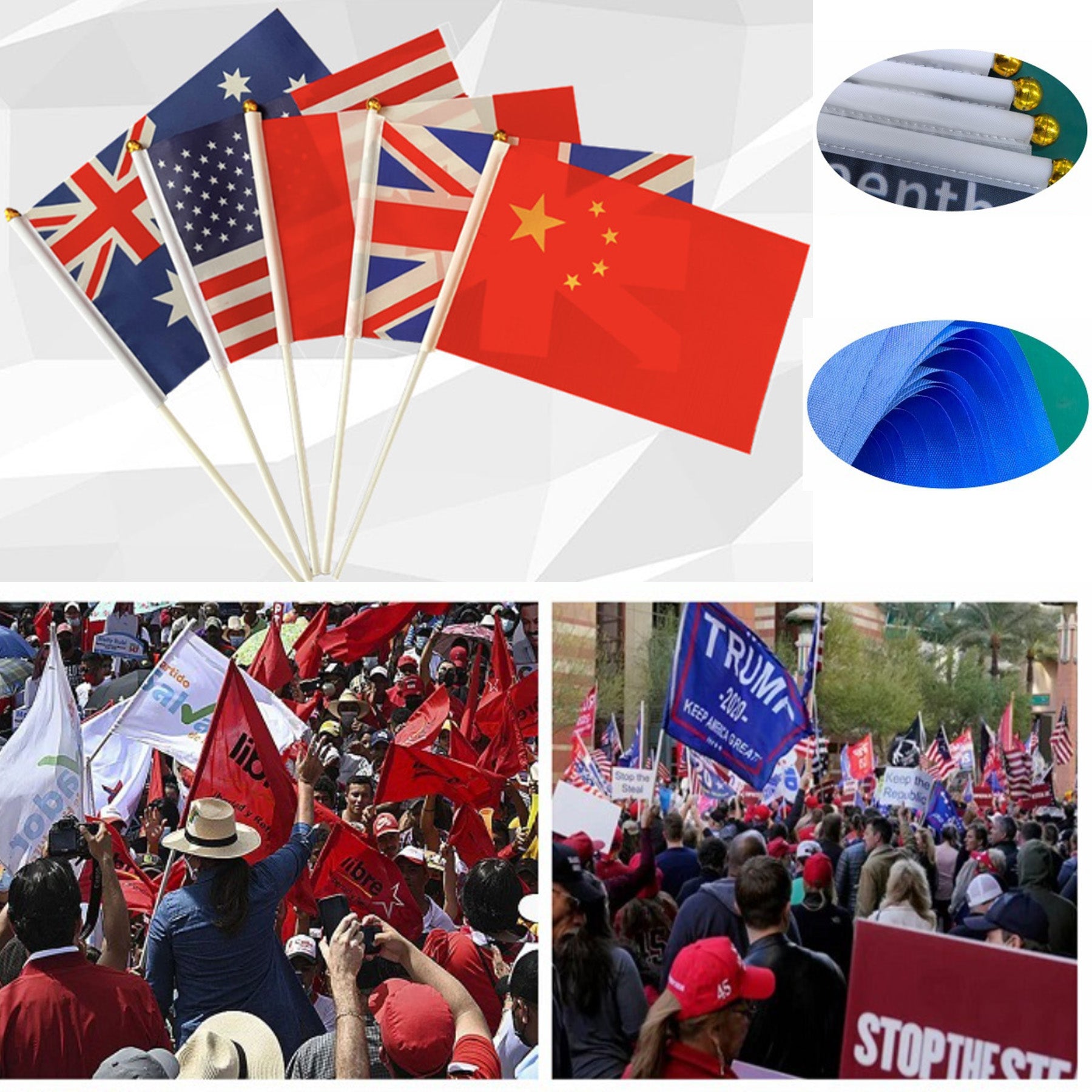 Customized Hand Waving Flag