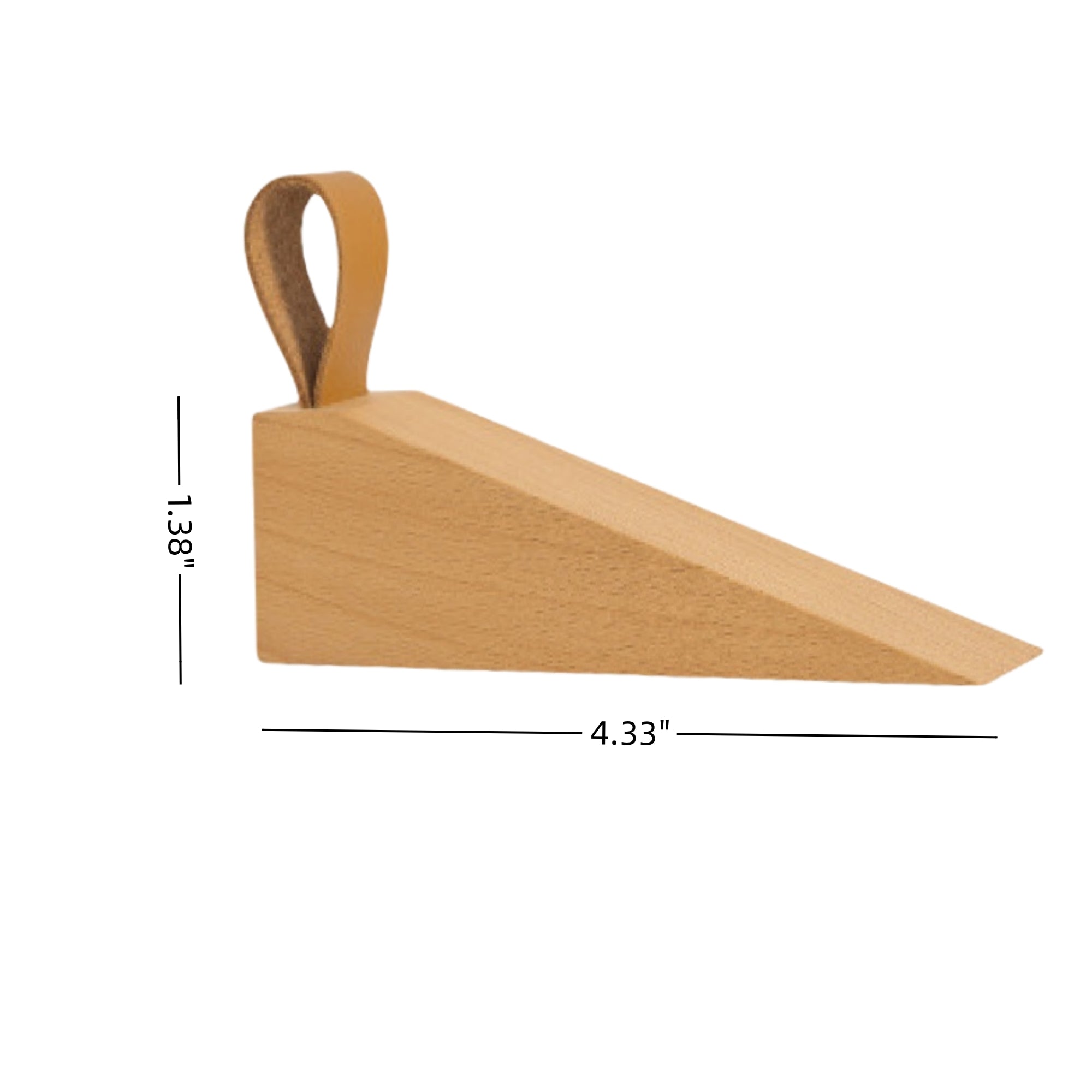 Solid Wood Door Stopper Wedge