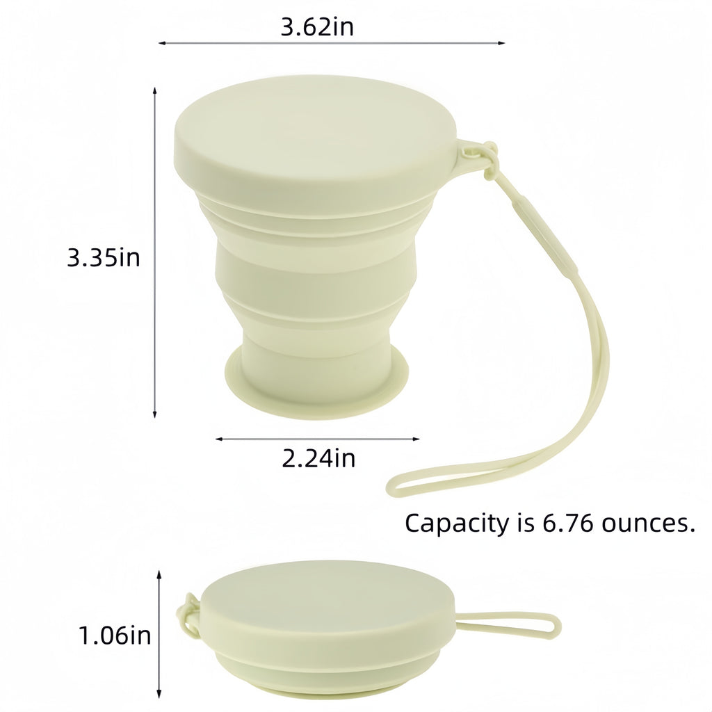 Outdoor Silicone Folding Water Bottle