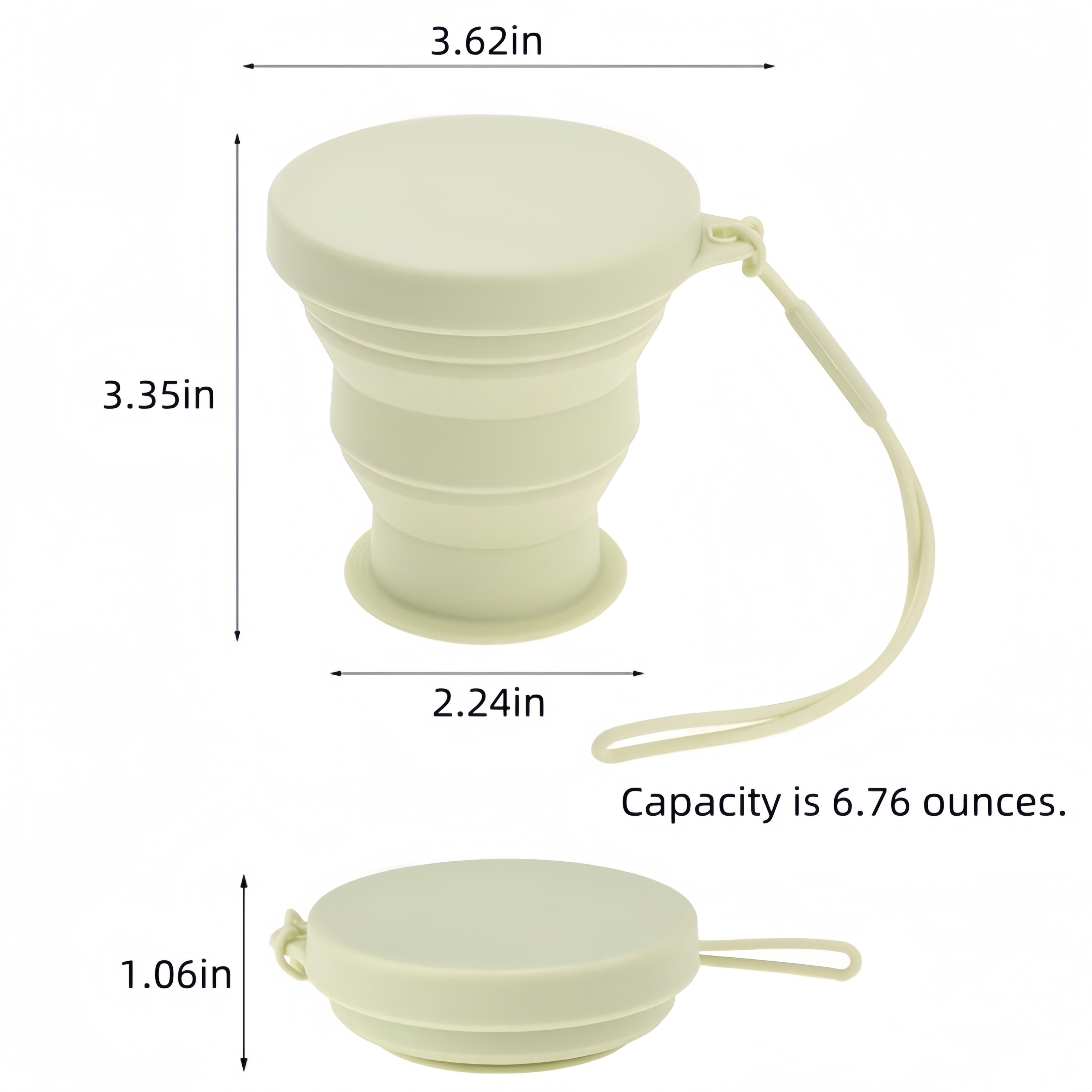 Outdoor Silicone Folding Water Bottle