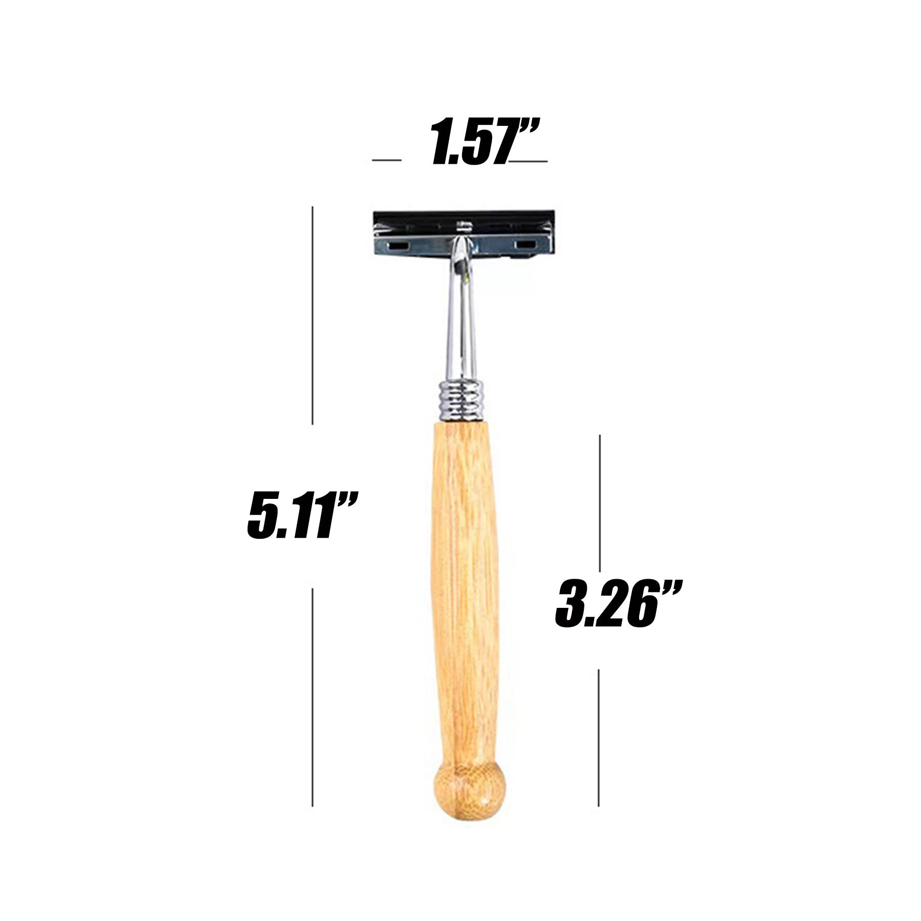 Manual Wooden Handle Razor