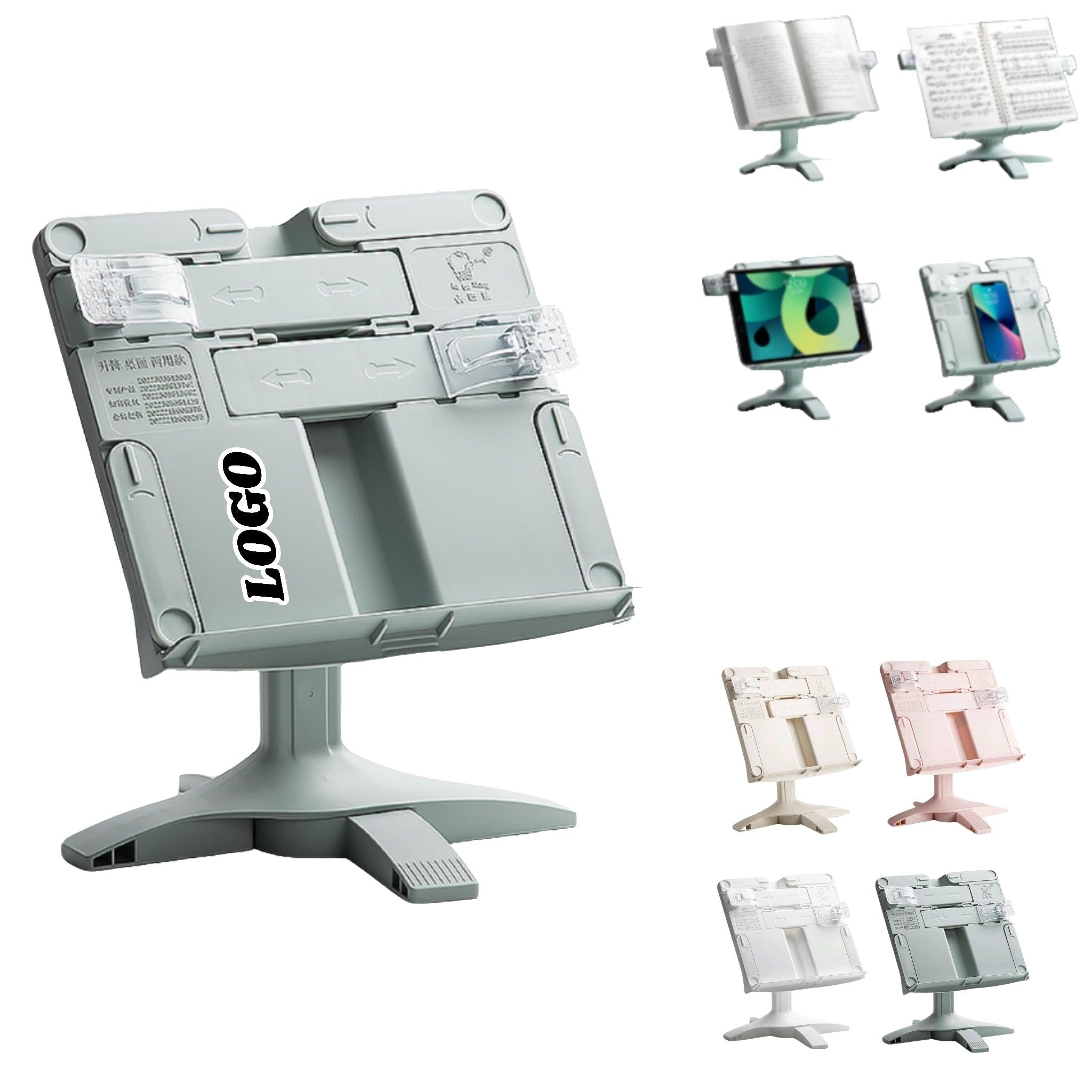 Adjustable Book Stand Holder Desktop Page Rest For Kids