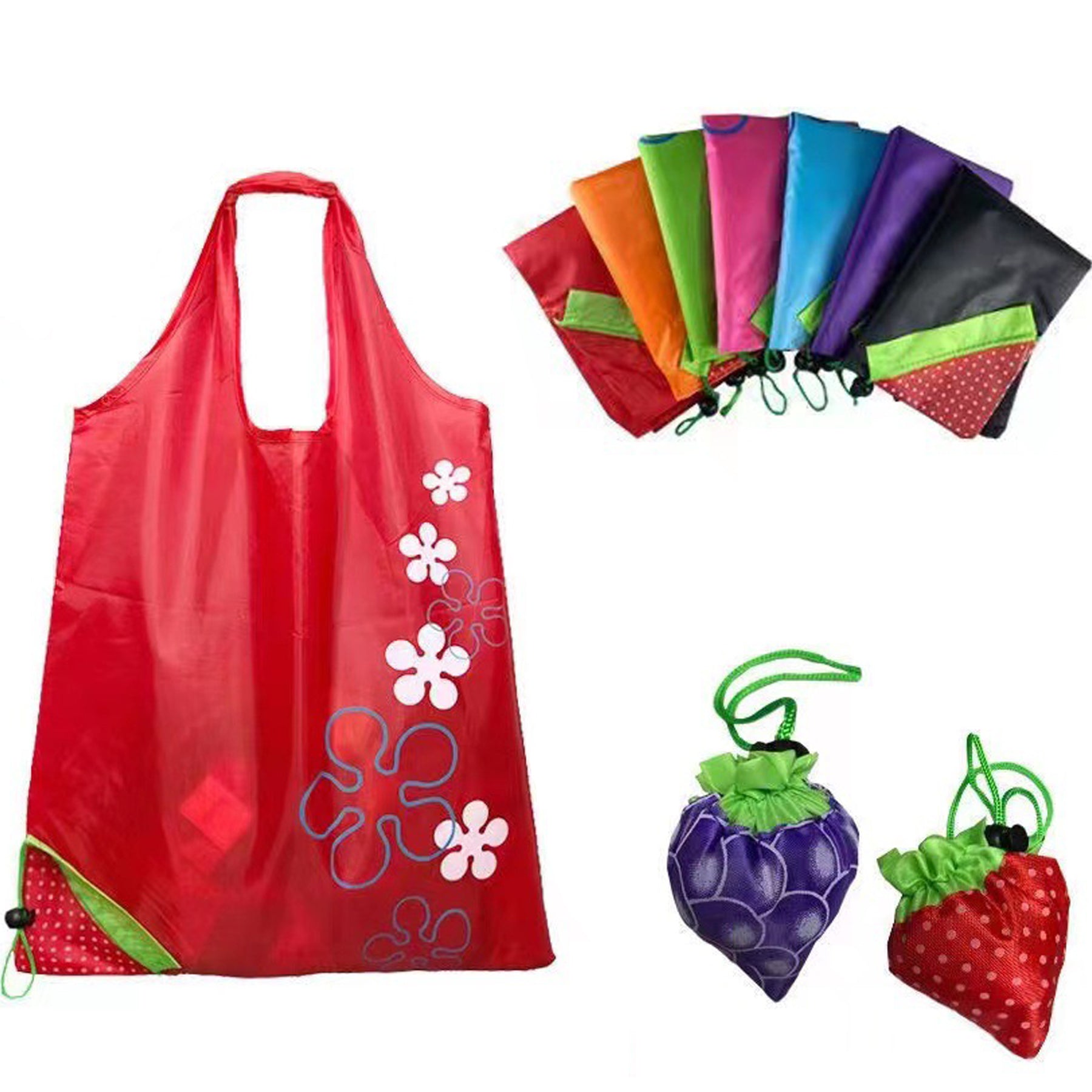 Strawberry Shaped Foldable Handbag
