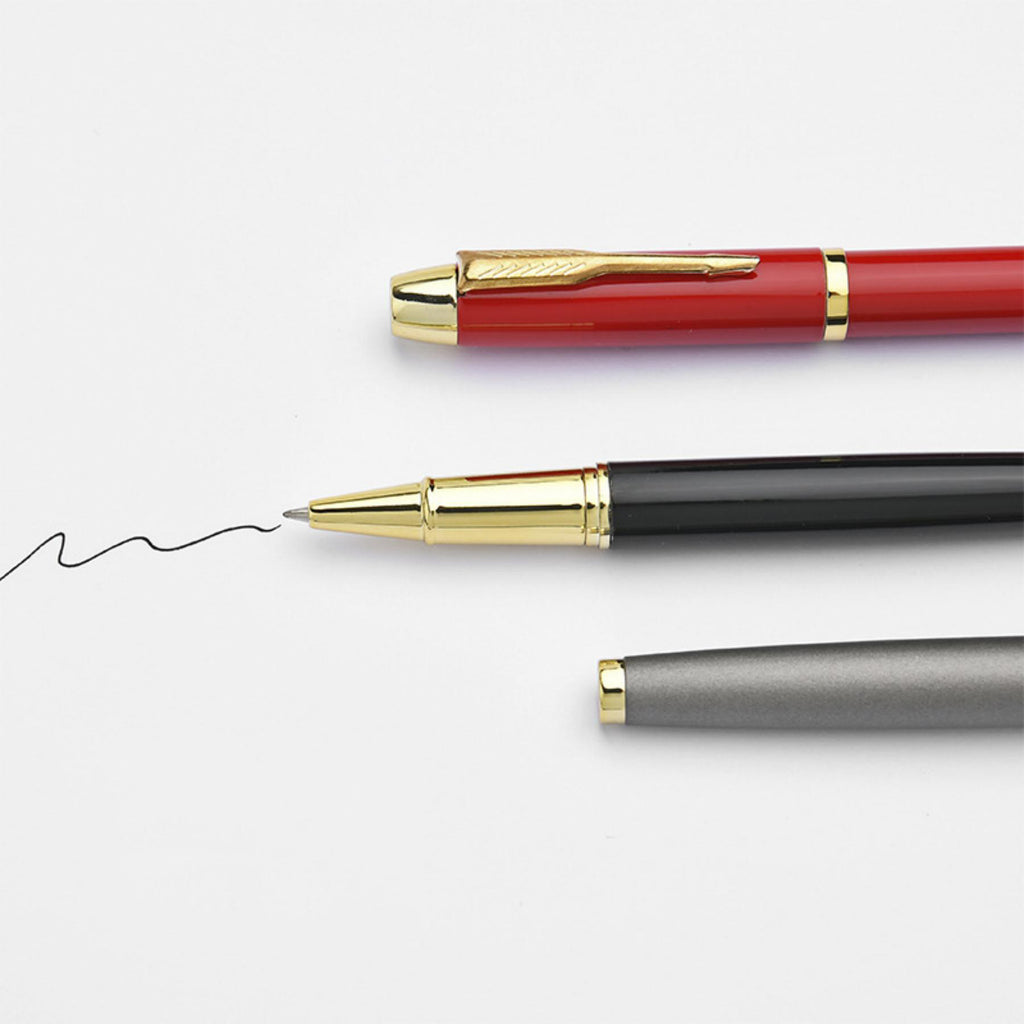 High-End Business Black Ink Metal Pen
