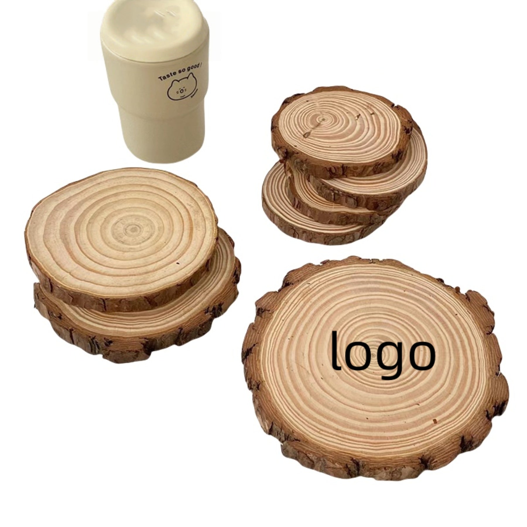 Diy Tree Ring Pine Wood Coaster