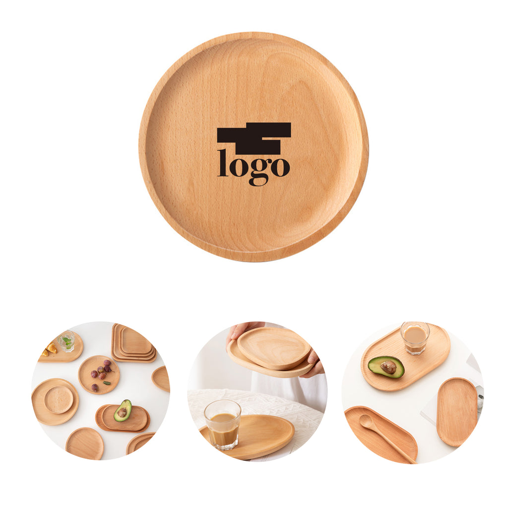 Round Wooden Tray