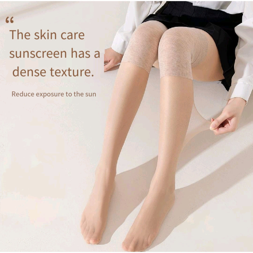 Non Slip Knee High Socks Women Silicone Grip Stay Up