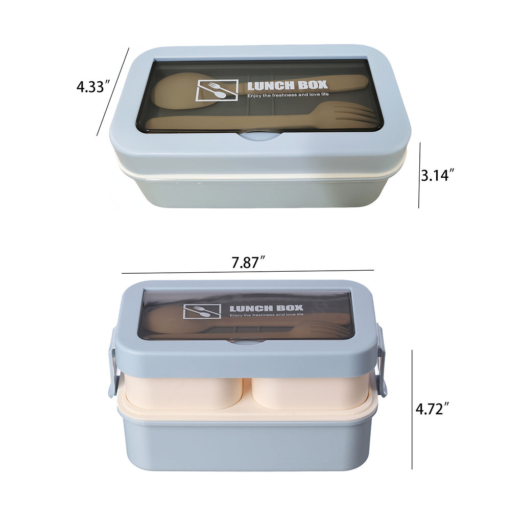 Collapsible Double Layer Lunch Box