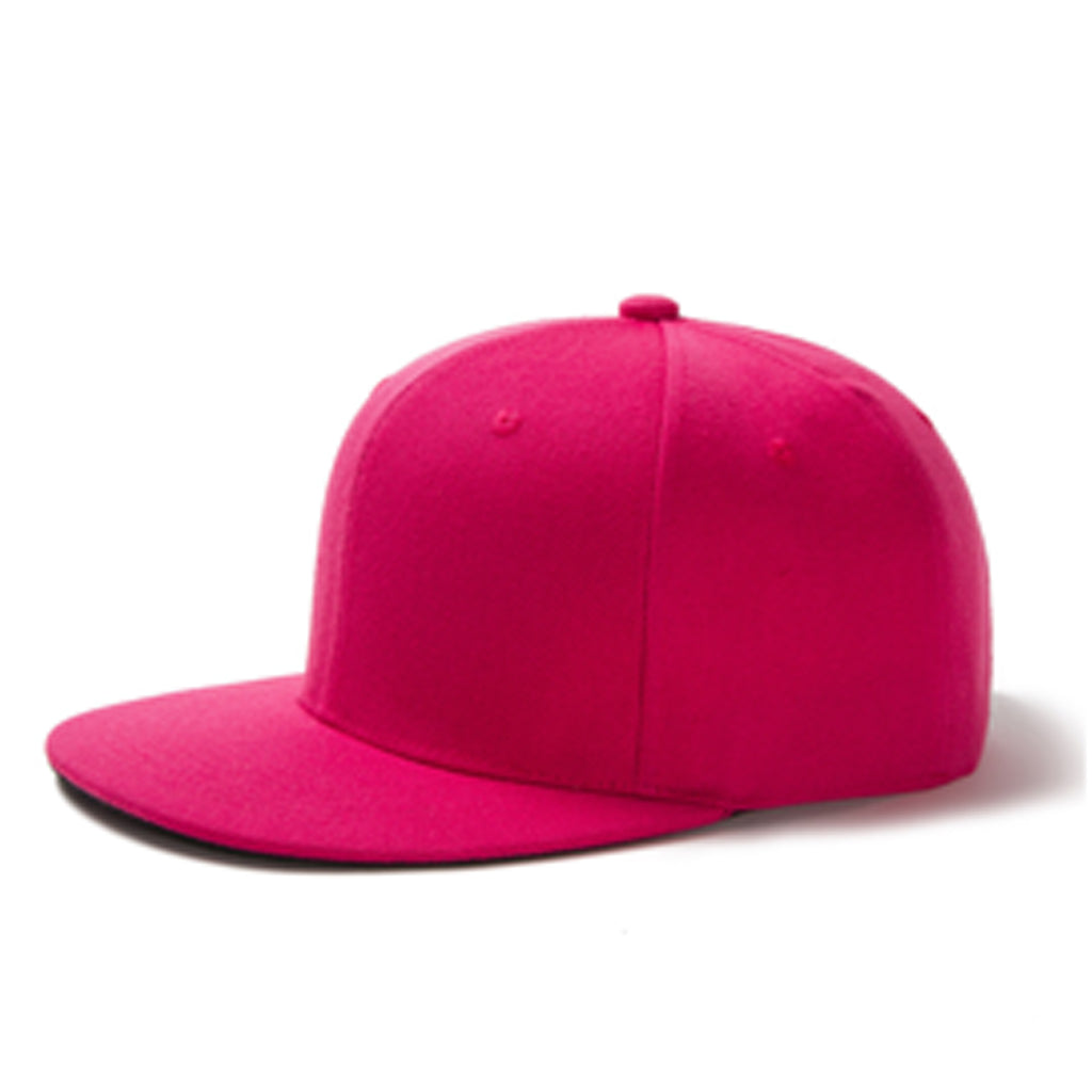 Adjustable Plain Sports Flat-Brim Hat