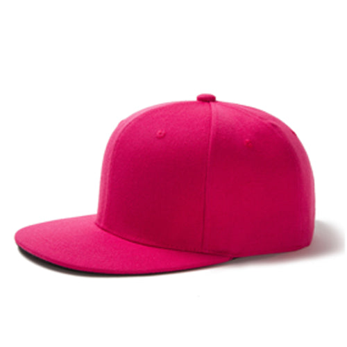 Adjustable Plain Sports Flat-Brim Hat