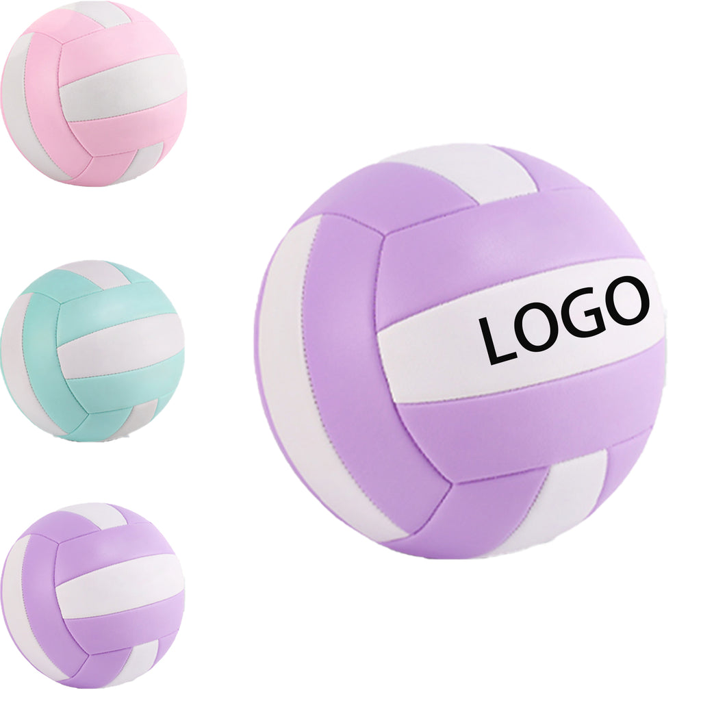 Portable Volleyball with Monochrome Logo