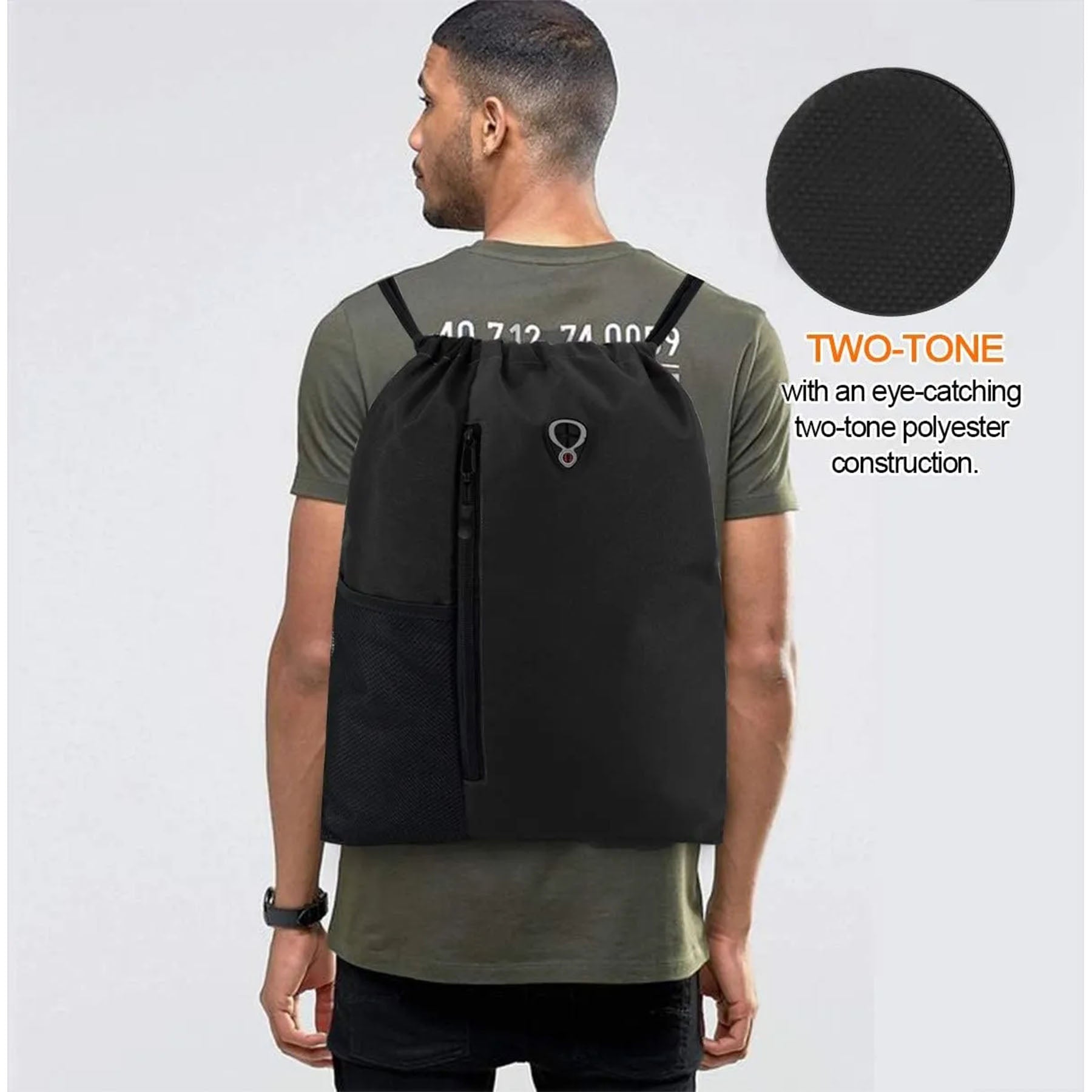 Drawstring Backpack Sports Gym Bag
