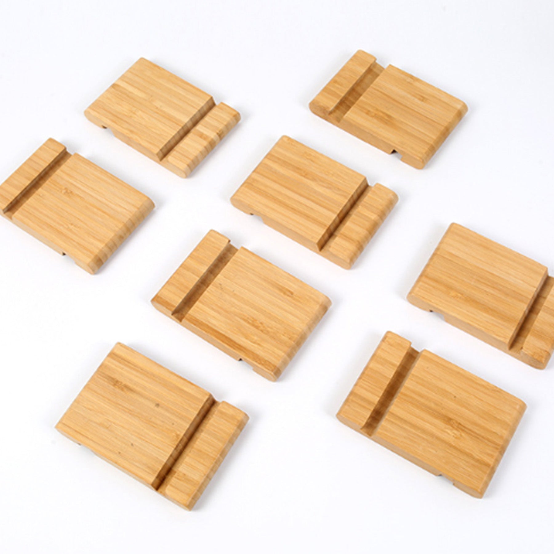 Bamboo Cell Phone Desktop Stand