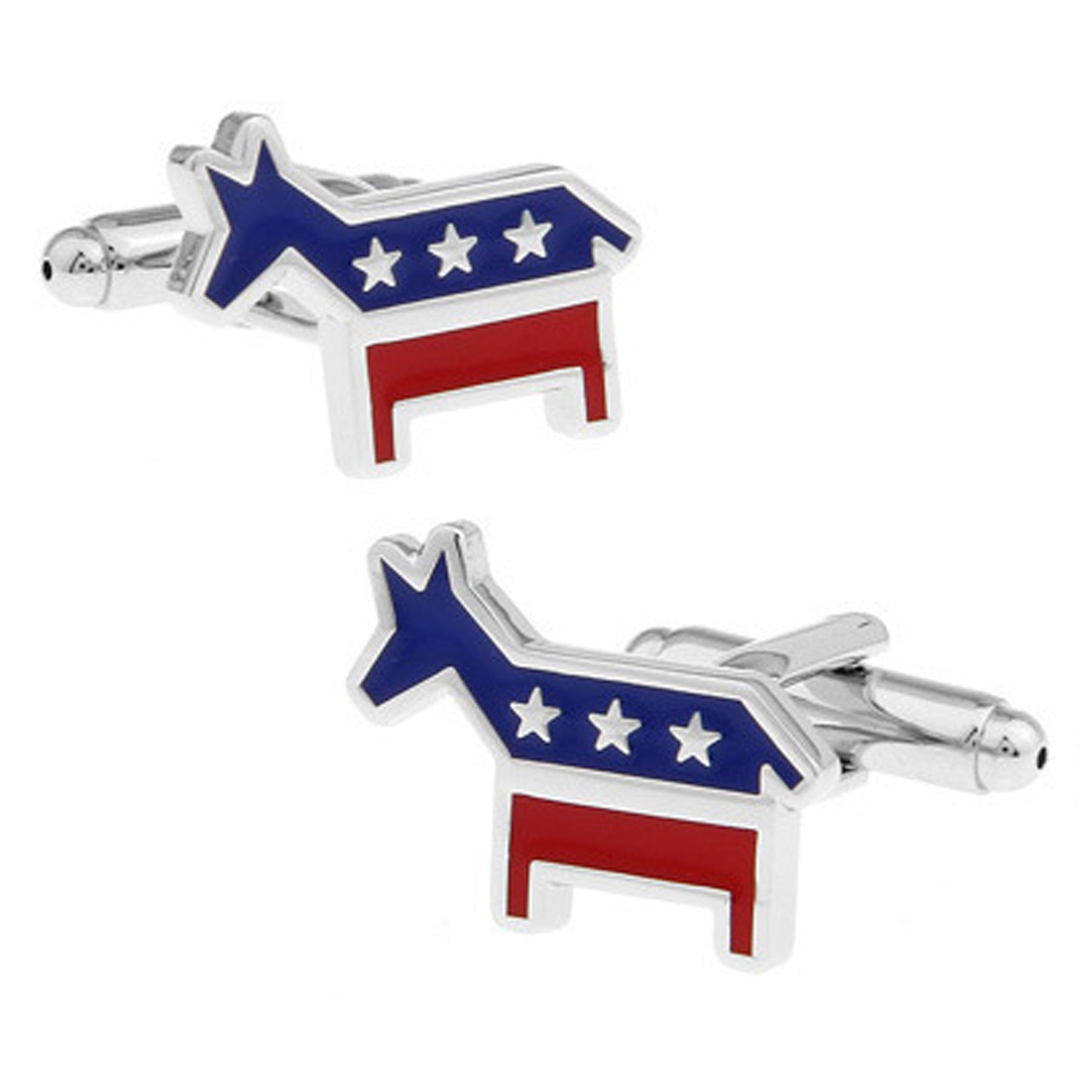 Cufflinks With Mascot Of The Democratic Party