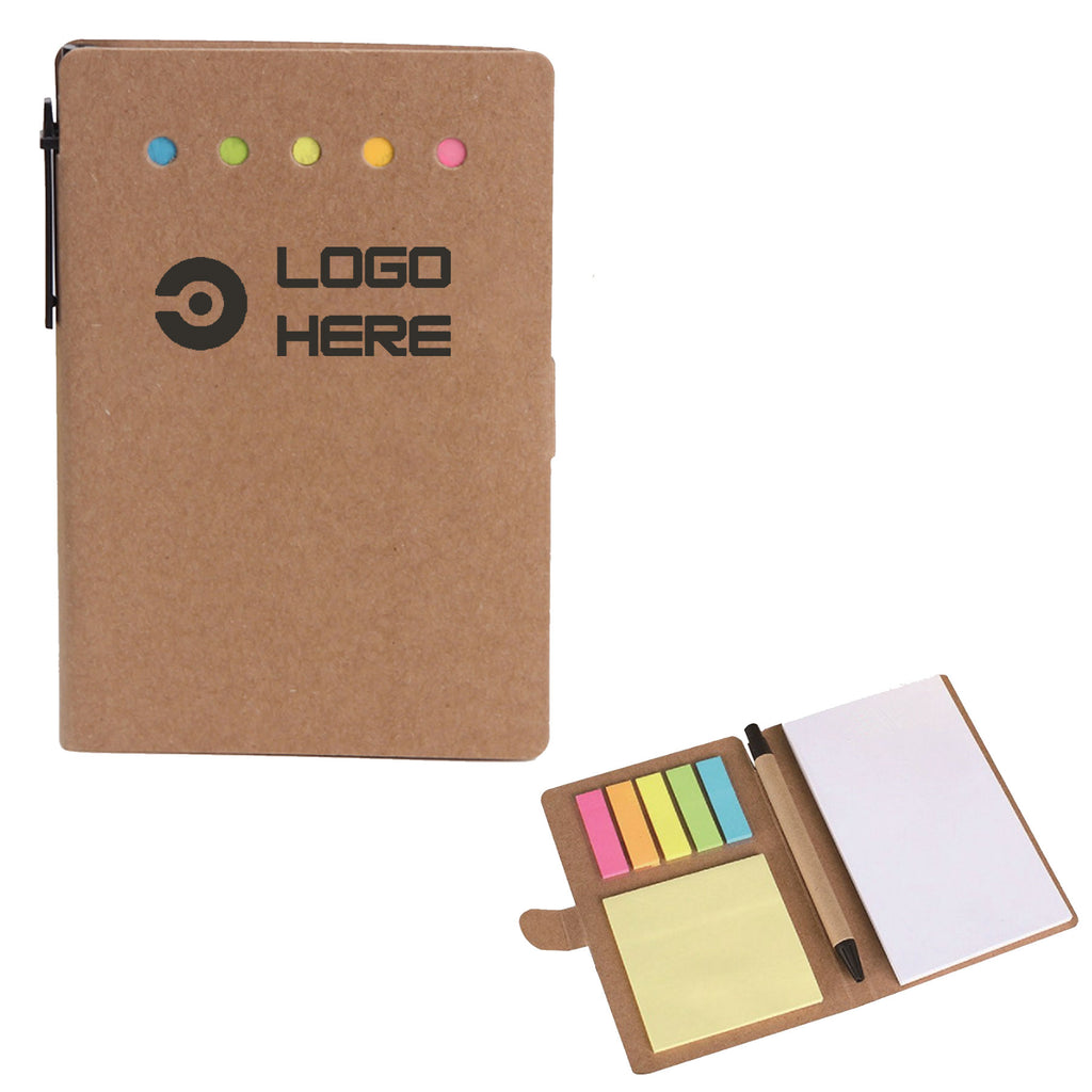 Kraft Paper Notepad Sketchbook With Pen