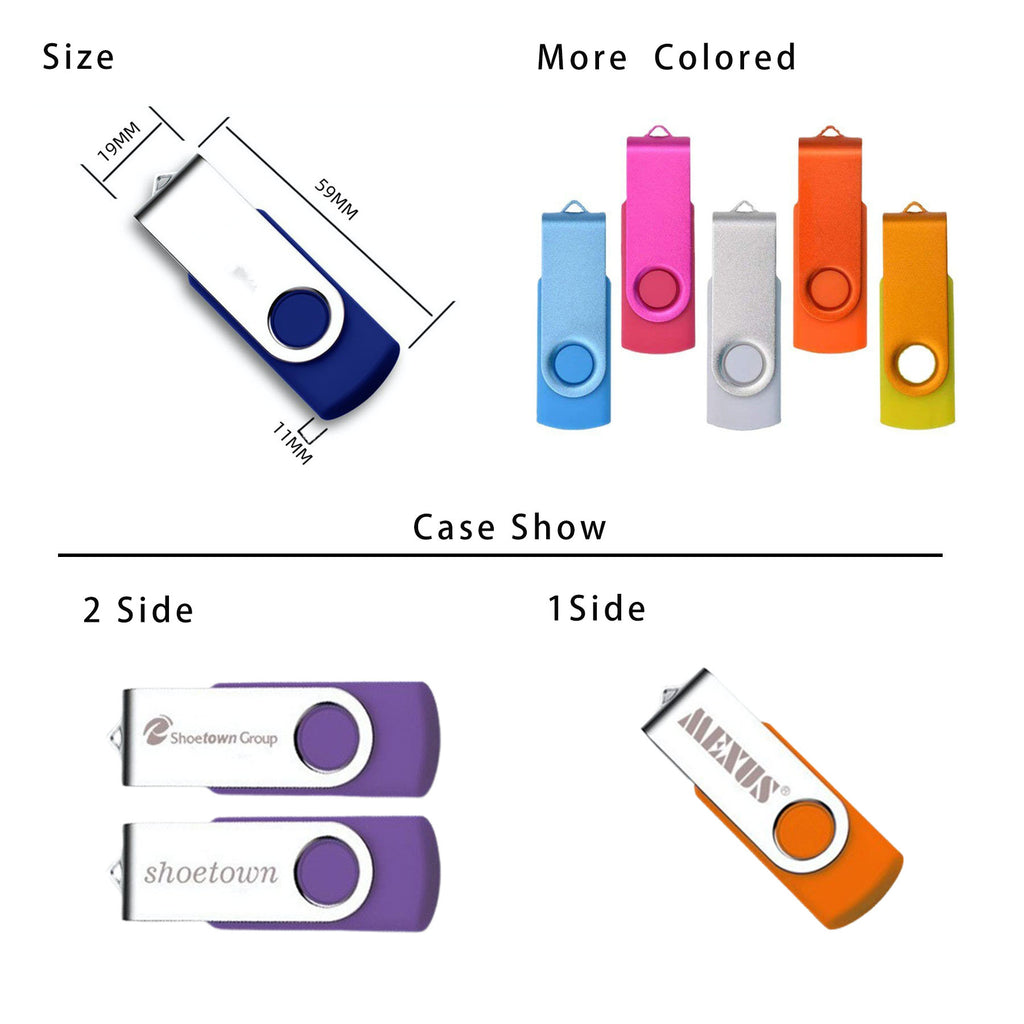 Metal Swivel Udp Clamp 8G Usb Disk