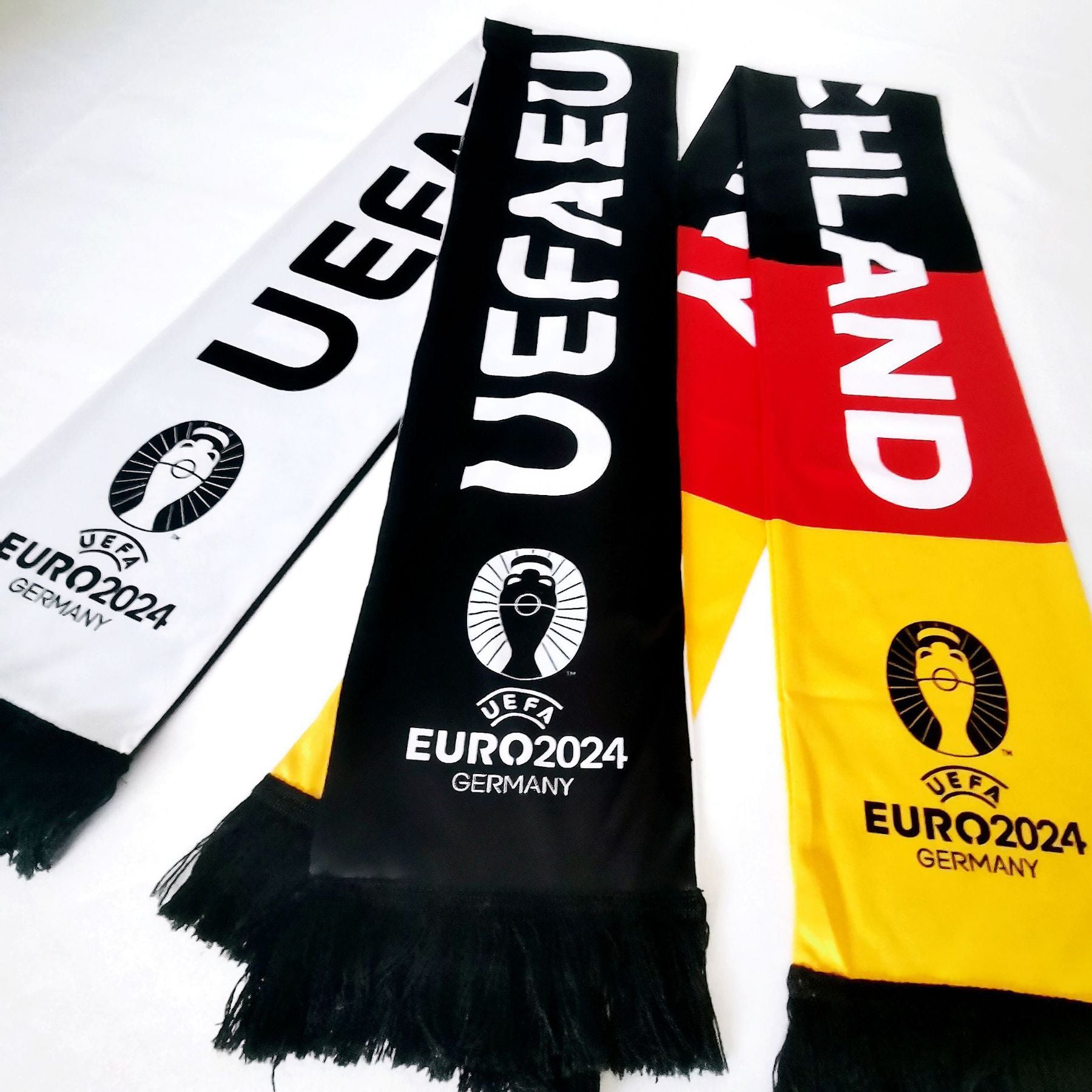 Custom Soccer Knitted Scarf W/Fringe