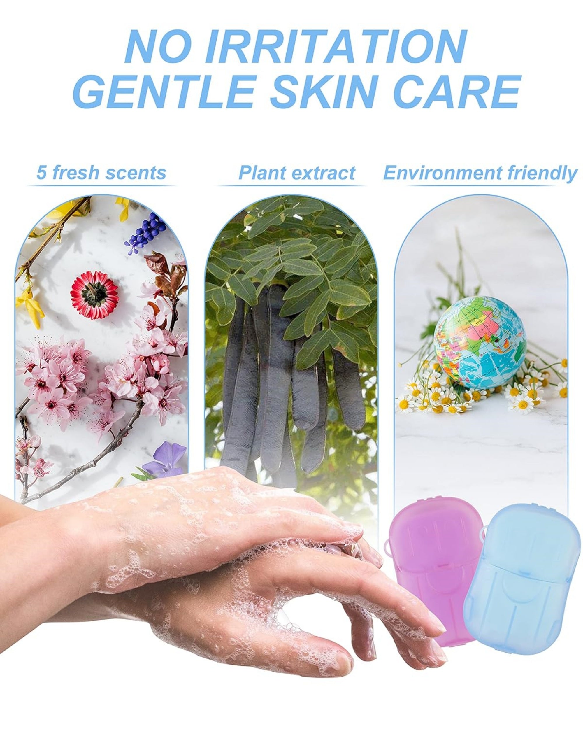 Portable Disposable Travel Hand Soap Sheet Paper