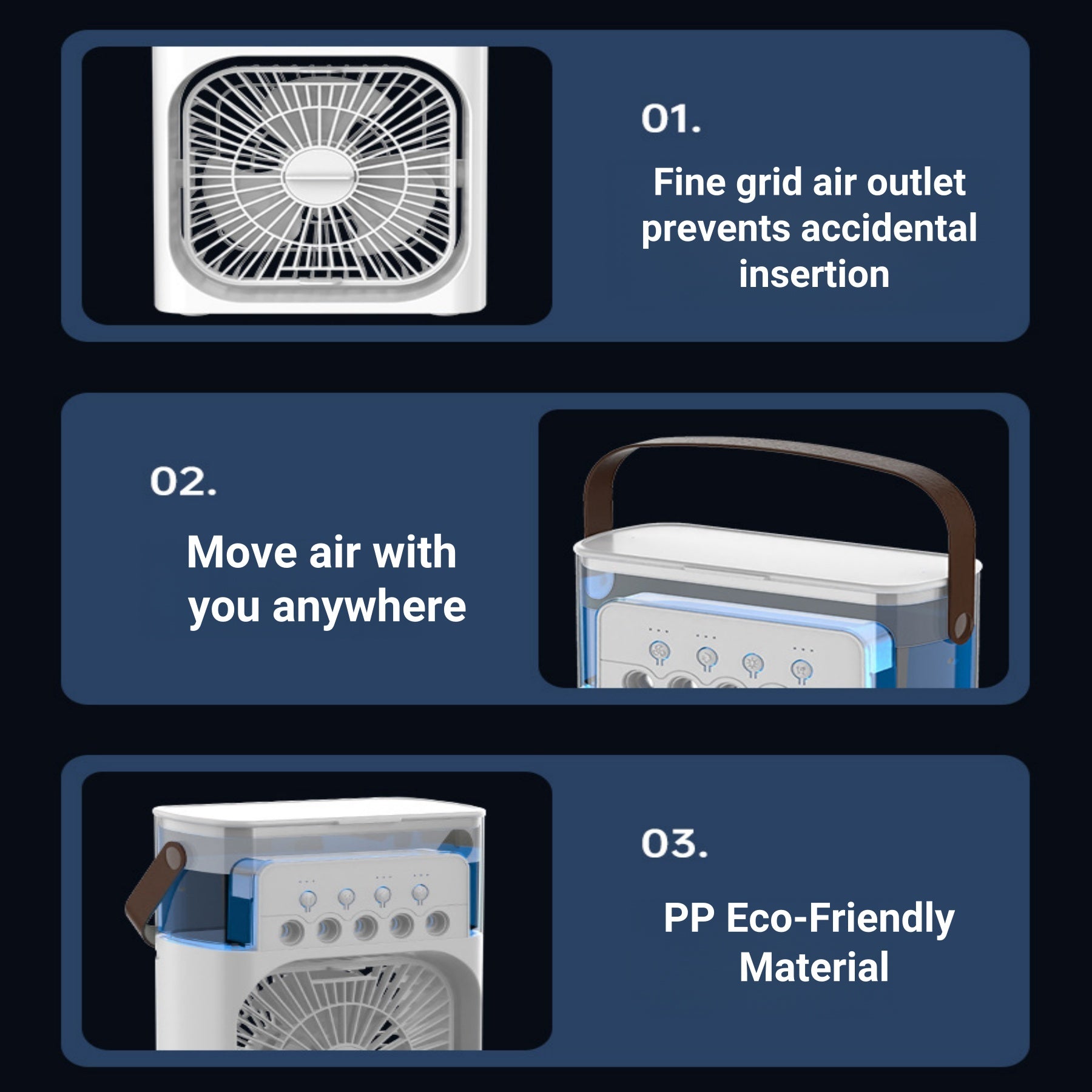 Plug-in Portable Humidifying Fan