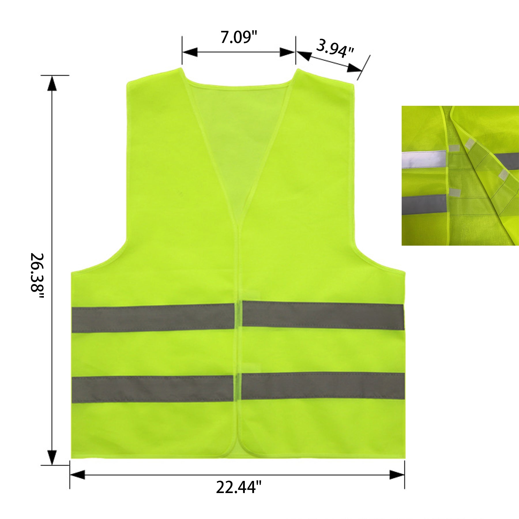 Reflective High Visibility Safety Vest
